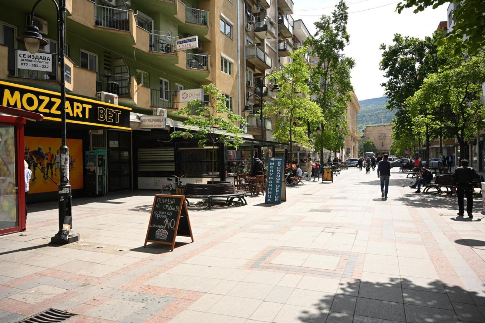 Cinema Vardar Apartment Skopje Eksteriør bilde